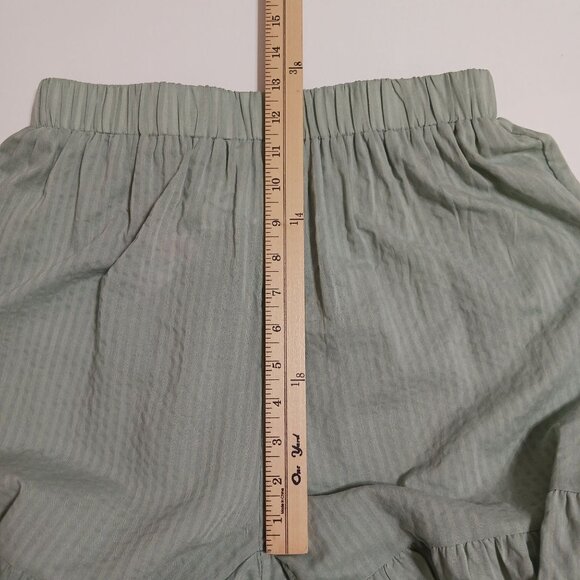 Chicwish Sunny Days Wide Leg Pants High Waist Casual Boho NWT Size M/L Green - Picture 11 of 14